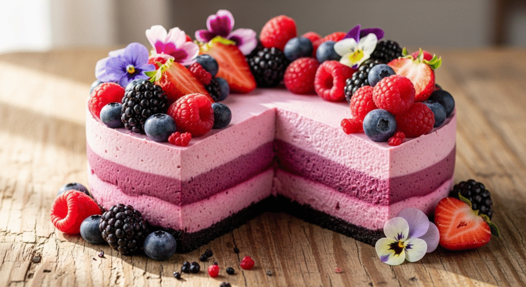 Cheesecake Sin Horno de Frutos Rojos: Deliciosa, Natural y Elegante 1 Cheesecake Sin Horno de Frutos Rojos Deliciosa Natural y Elegante