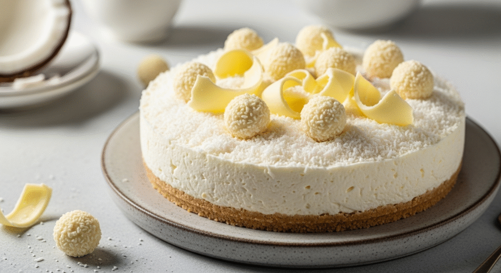 Cheesecake de Coco Sin Horno: Cremoso, Refrescante y Sin Complicaciones 1 Cheesecake de Coco Sin Horno Cremoso Refrescante y Sin Complicaciones