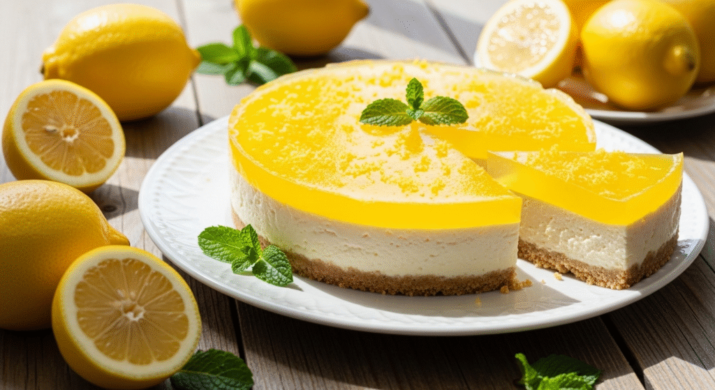 Cheesecake de Limón Sin Horno: Refrescante, Cremoso y Fácil 1 Cheesecake de Limon Sin Horno Refrescante Cremoso y Facil