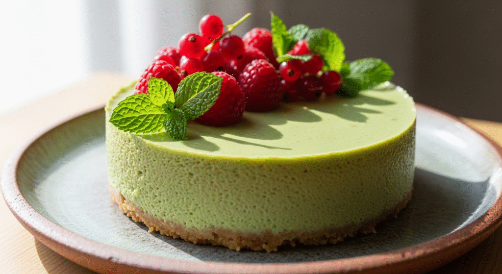 Cheesecake de Té Matcha: El Postre Japonés que Sorprenderá 1 Cheesecake de Te Matcha El Postre Japones que Sorprendera