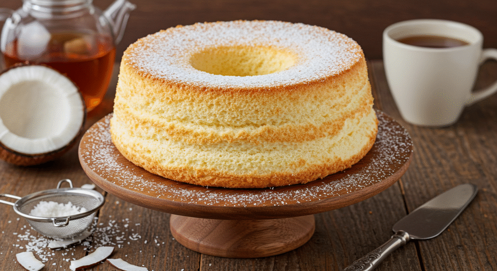 🥥 Chiffon de Coco: Esponjoso, Aromático y Delicioso 1 Chiffon de Coco Esponjoso Aromatico y Delicioso