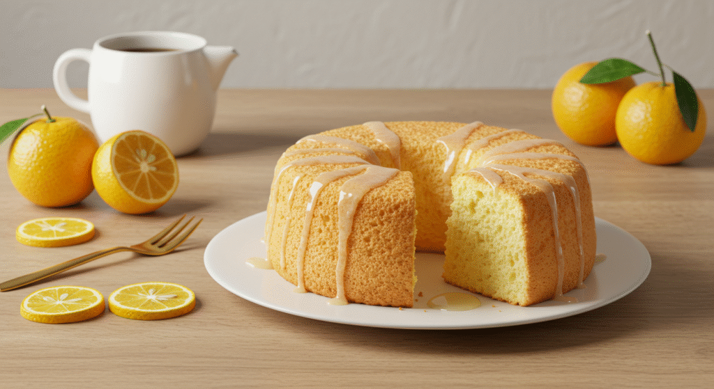 🍋 Chiffon de Yuzu: Esponjoso, Fresco y con un Toque Japonés 1 Chiffon de Yuzu Esponjoso Fresco y con un Toque Japones