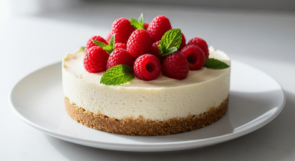 Tarta de Queso Keto Sin Horno: Cremosa, Baja en Carbohidratos y Fácil 1 Tarta de Queso Keto Sin Horno Cremosa Baja en Carbohidratos y Facil