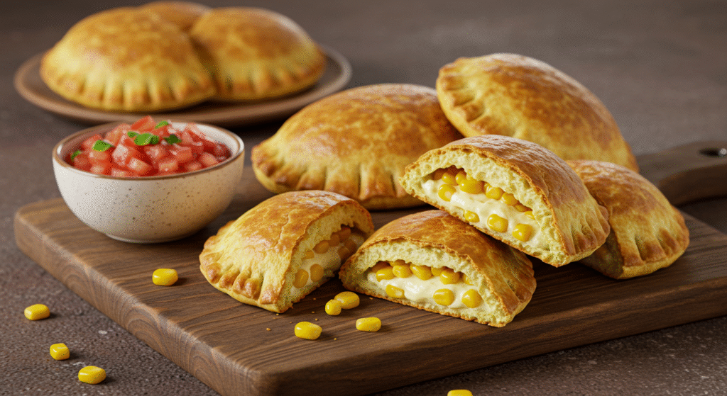🌽 Empanadas de humita (maíz y queso) – Receta casera 1 Empanadas de humita maiz y queso – Receta casera