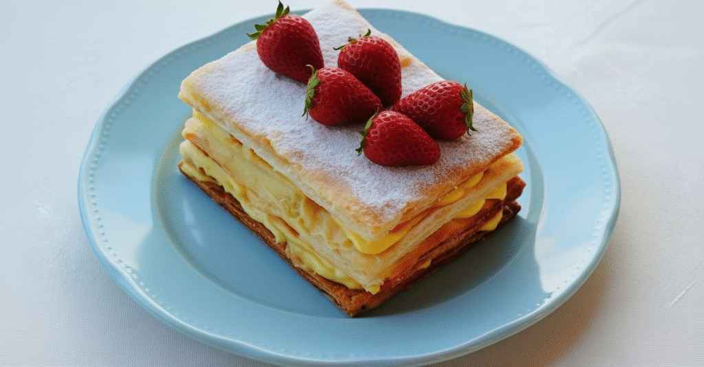 🍰 Milhojas de crema: el postre clásico que nunca falla 1 Milhojas de crema el postre clasico que nunca falla