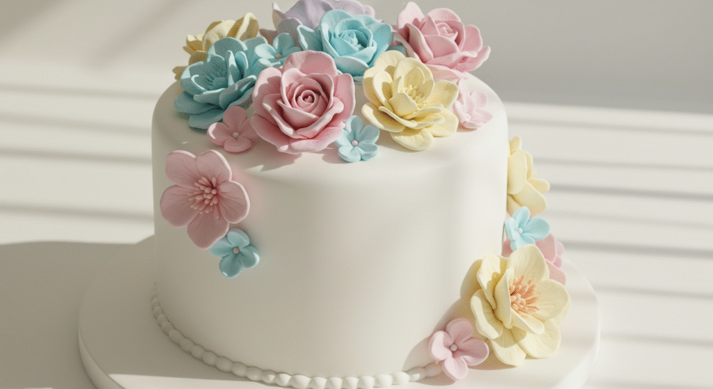 Pastel Fondant Receta Fácil y Trucos para un Acabado Profesional 1 Pastel Fondant Receta Facil y Trucos para un Acabado Profesional