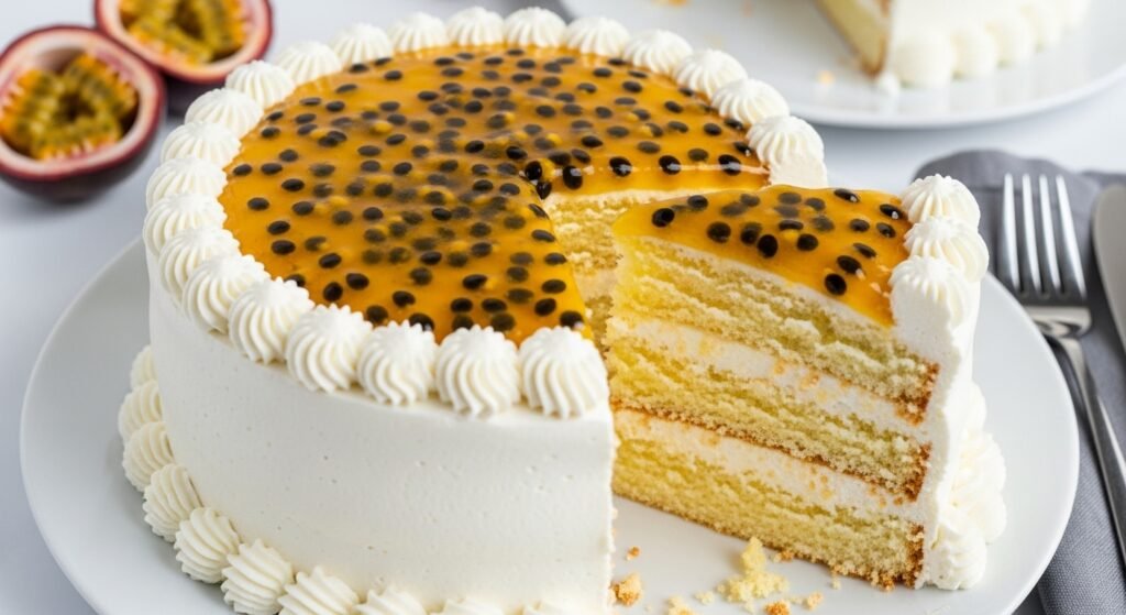 Torta de Maracuyá: Receta Esponjosa con Sabor Tropical que Enamora 1 Torta de Maracuya Receta Esponjosa con Sabor Tropical que Enamora