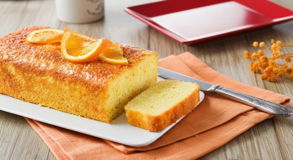 Bizcocho de naranja esponjoso receta casera fácil y deliciosa