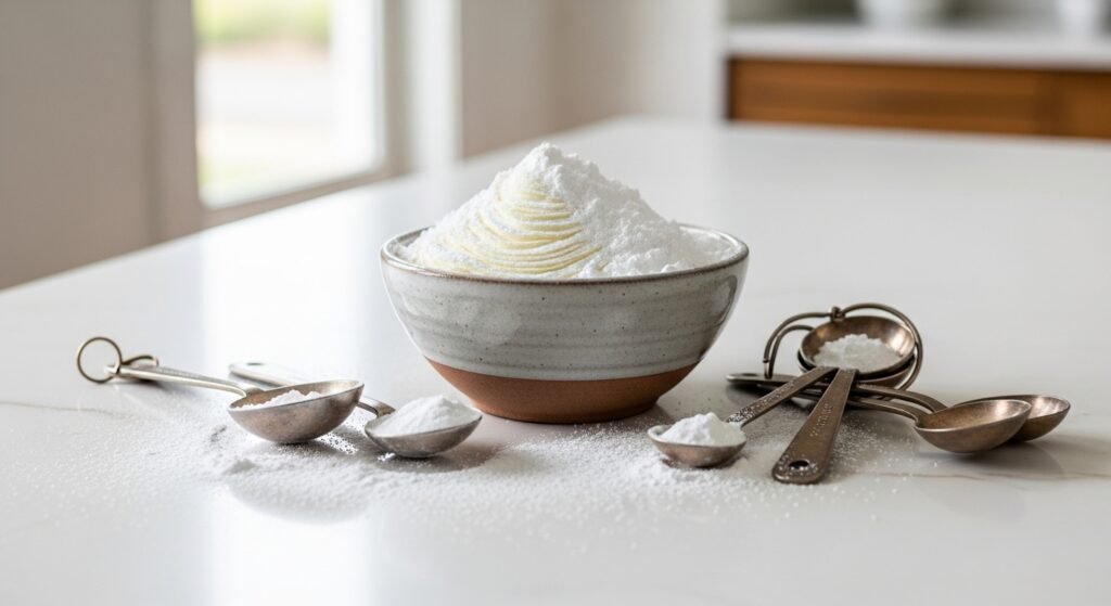 Mezclar bicarbonato con azúcar impalpable el truco casero que reemplaza al polvo de hornear