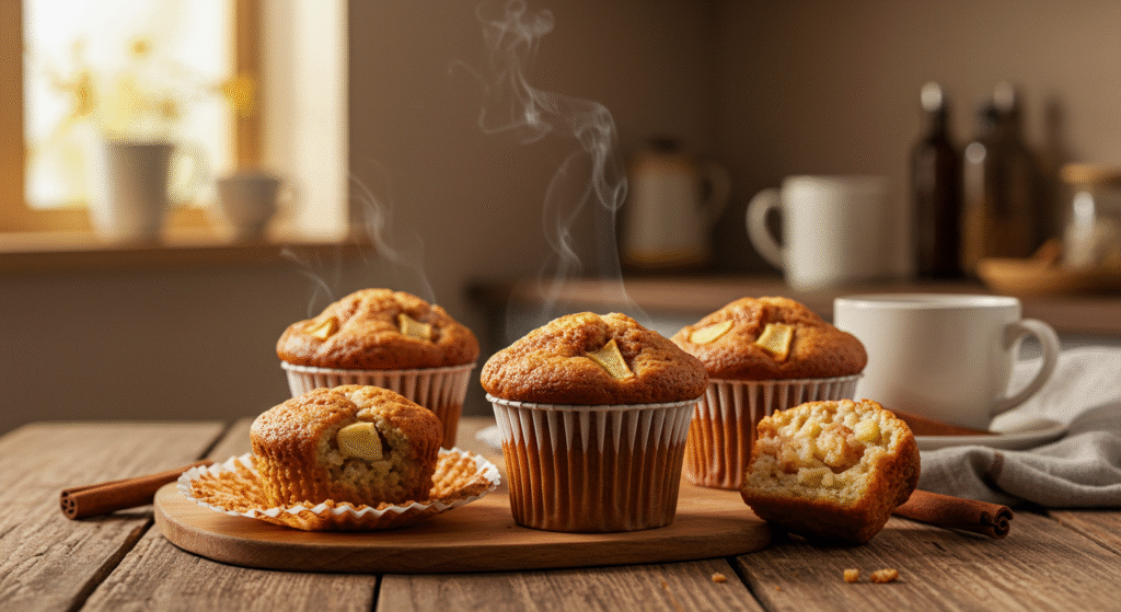 Muffins de Manzana y Canela – Receta Fácil y Esponjosa