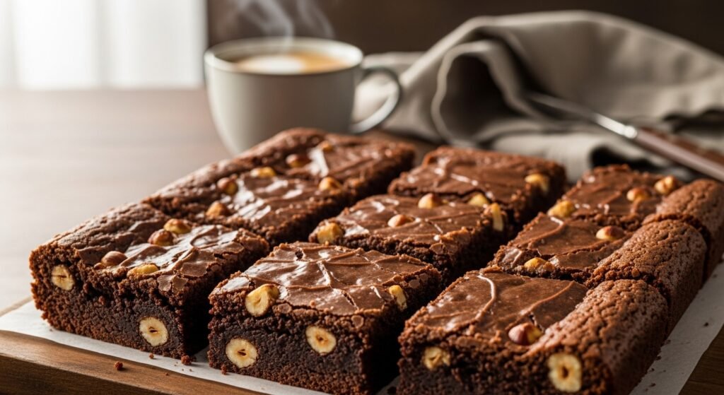 🍫 Brownie de Nutella con avellanas fácil y delicioso