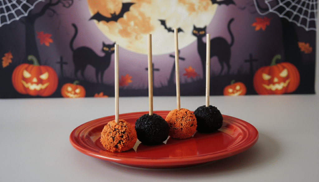 cake pops de Halloween